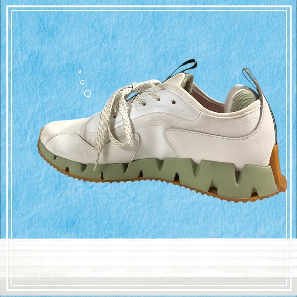 Reebok Zig Dynamica 4 Running Women's Sneakers White/Green Size 7.5 30106WWKV - Picture 9 of 12